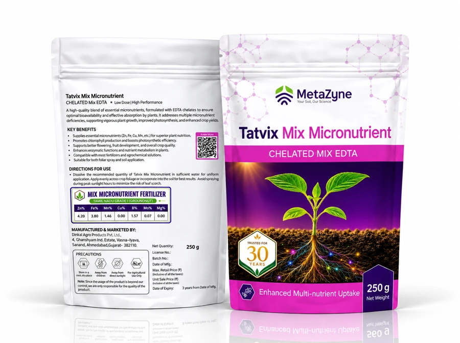 Tatvix Mix Micronutrient 250 g pack, front label