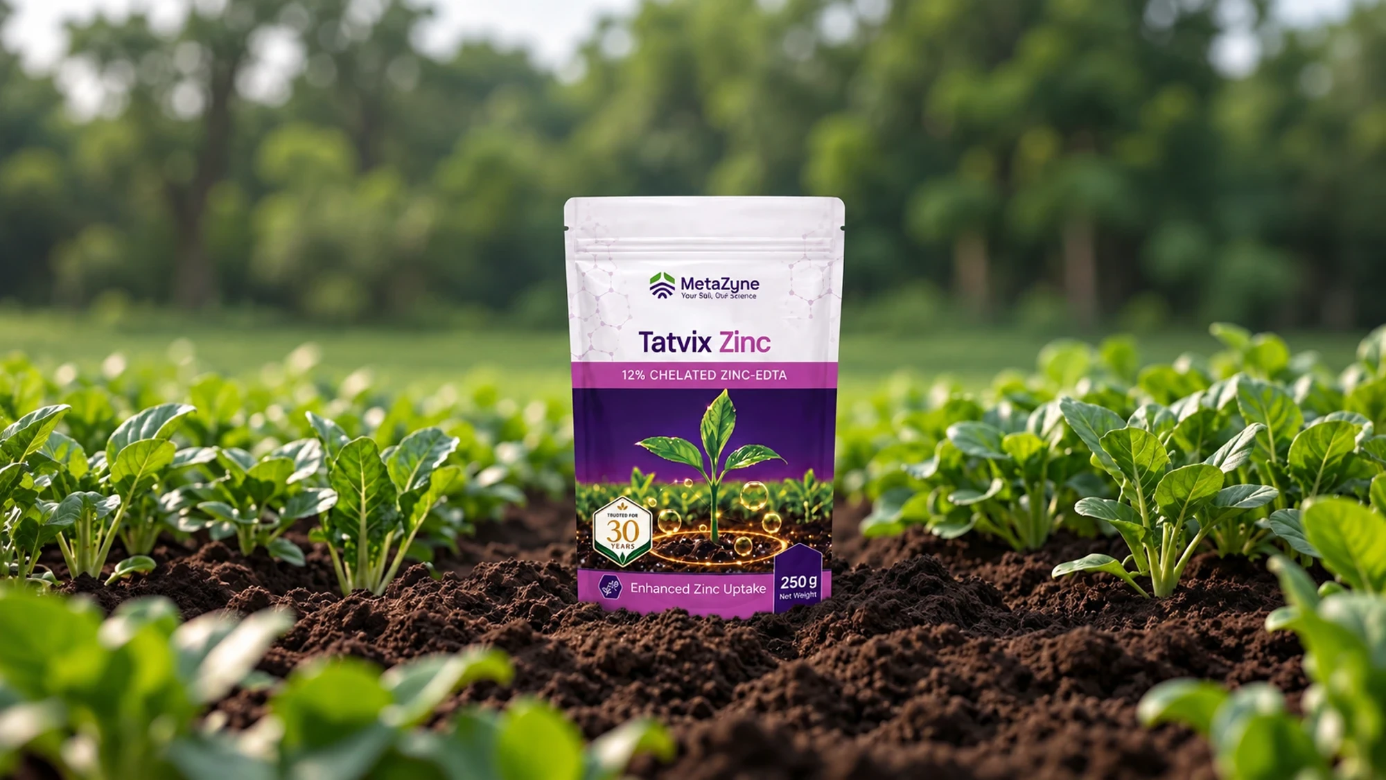 Tatvix Zinc pack in a farm setting
